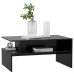 Mesa de centro madera contrachapada negro 90x60x42,5 cm