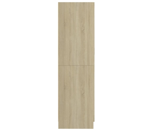 Armario de madera contrachapada color roble 82,5x51,5x180 cm