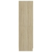 Armario de madera contrachapada color roble 82,5x51,5x180 cm