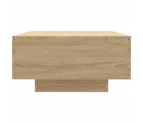 vidaXL Mesa de centro madera contrachapada color roble 90x60x31 cm