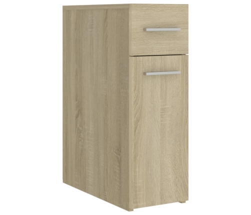 Armario boticario madera contrachapada color roble 20x45,5x60cm