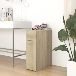 Armario boticario madera contrachapada color roble 20x45,5x60cm