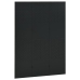 Biombo divisor de 3 paneles acero negro 120x180 cm