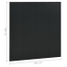 Biombo divisor de 4 paneles acero negro 160x180 cm