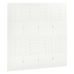 Biombo divisor de 4 paneles acero blanco 160x180 cm