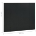 Biombo divisor de 5 paneles acero negro 200x180 cm