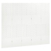 Biombo divisor de 5 paneles acero blanco 200x180 cm