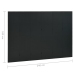 Biombo divisor de 6 paneles acero negro 240x180 cm