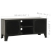 Mueble de TV metal y MDF gris 105x36x47 cm