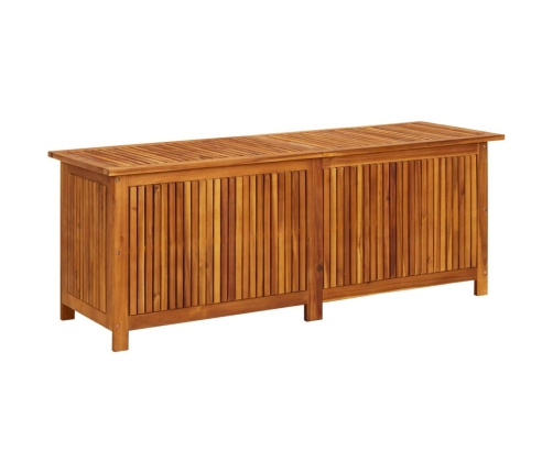 Caja de almacenaje de jardín madera maciza acacia 150x50x58 cm