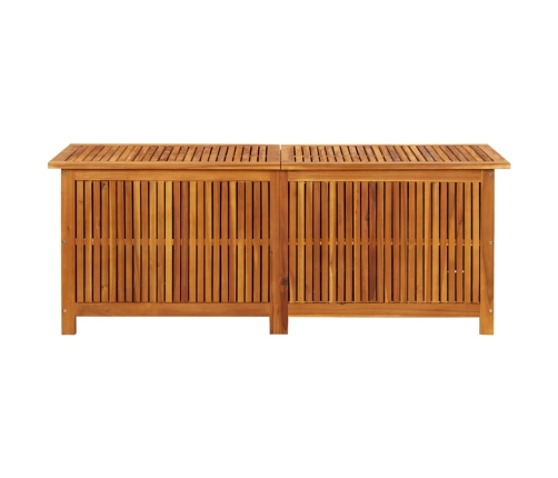 Caja de almacenaje de jardín madera maciza acacia 150x50x58 cm