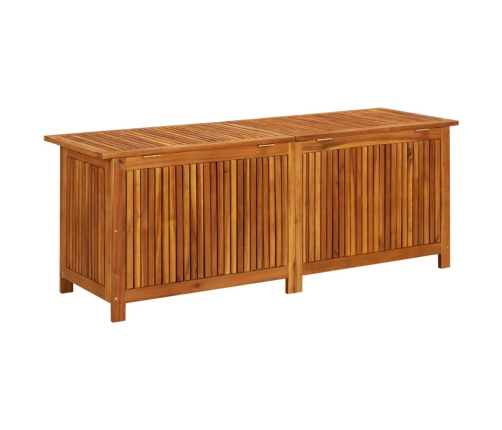 Caja de almacenaje de jardín madera maciza acacia 150x50x58 cm