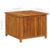 Caja de almacenaje de jardín madera maciza acacia 75x75x58 cm