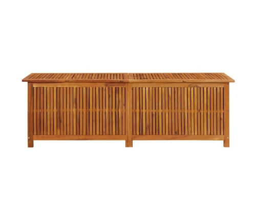 Caja de almacenaje de jardín madera maciza acacia 175x50x58 cm