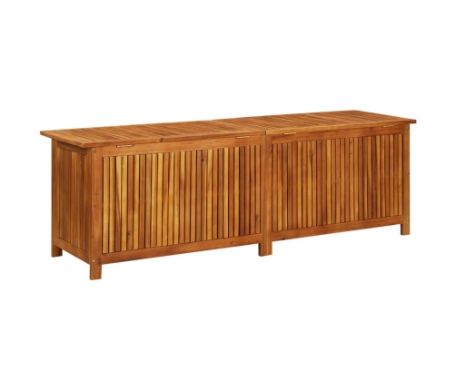 Caja de almacenaje de jardín madera maciza acacia 175x50x58 cm