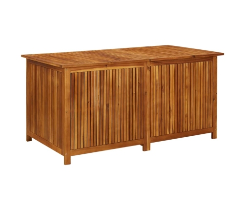 Caja de almacenaje de jardín madera maciza acacia 150x80x75 cm