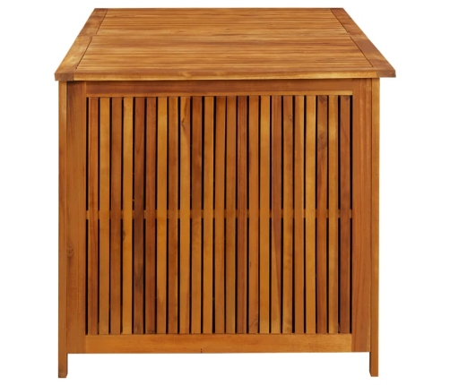 Caja de almacenaje de jardín madera maciza acacia 150x80x75 cm