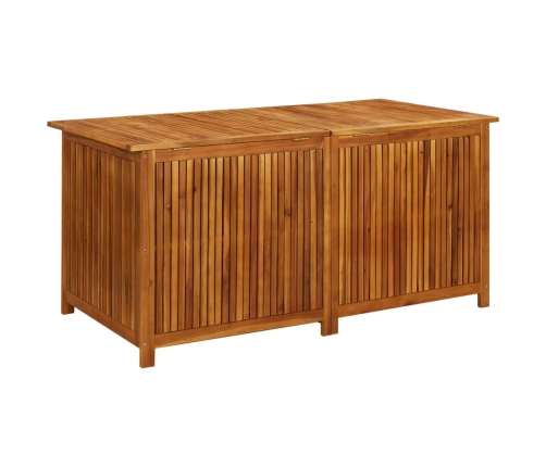 Caja de almacenaje de jardín madera maciza acacia 150x80x75 cm