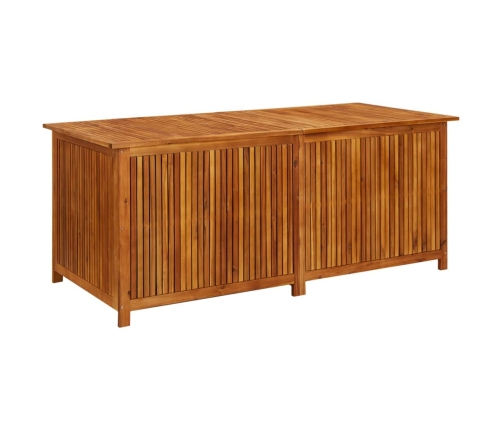 Caja de almacenaje de jardín madera maciza acacia 175x80x75 cm