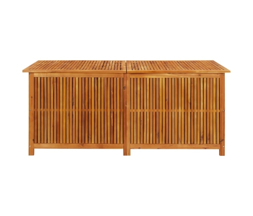 Caja de almacenaje de jardín madera maciza acacia 175x80x75 cm