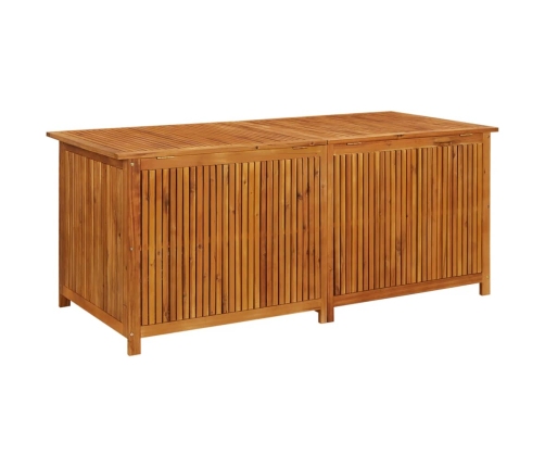 Caja de almacenaje de jardín madera maciza acacia 175x80x75 cm