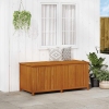 Caja de almacenaje de jardín madera maciza acacia 175x80x75 cm