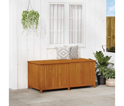 Caja de almacenaje de jardín madera maciza acacia 175x80x75 cm