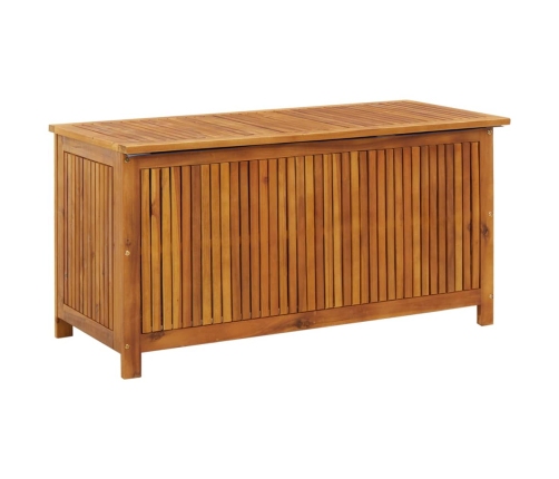 Caja de almacenaje de jardín madera maciza acacia 113x50x58 cm