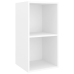 Muebles de pared para TV 4 uds madera contrachapada blanco