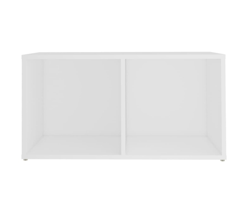 Muebles para TV 2 uds madera de ingeniería blanco 72x35x36,5 cm