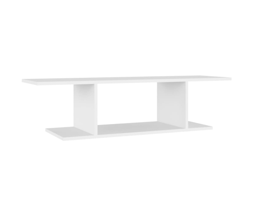 Mueble de pared para TV blanco 103x30x26,5 cm