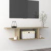 Mueble de TV de pared roble Sonoma 103x30x26,5 cm