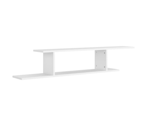 vidaXL Estante de pared para TV madera contrachapada 125x18x23 cm