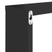 vidaXL Estante cubo pared 2 uds negro 30x15x30 cm