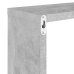 vidaXL Estantes cubo de pared 6 unidades gris 30x15x30 cm