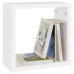 Estantes cubo de pared 2 uds blanco y roble Sonoma 30x15x30 cm