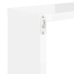 Estantes cubo de pared 2 unidades blanco brillo 30x15x30 cm