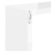 Estantes cubo de pared 6 unidades blanco brillo 30x15x30 cm