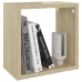 vidaXL Estantes cubo de pared 2 unidades roble Sonoma 26x15x26 cm