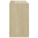 vidaXL Estantes cubo de pared 2 unidades roble Sonoma 26x15x26 cm