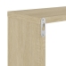 vidaXL Estantes cubo de pared 2 unidades roble Sonoma 26x15x26 cm