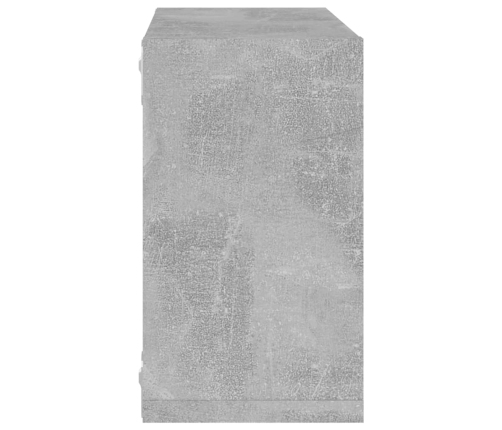 vidaXL Estantes cubo de pared 2 unidades gris hormigón 26x15x26 cm