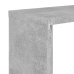 vidaXL Estantes cubo de pared 2 unidades gris hormigón 26x15x26 cm