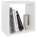 vidaXL Estantes cubo de pared 2 uds blanco y roble Sonoma 26x15x26 cm