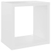 vidaXL Estantes cubo de pared 6 unidades blanco 22x15x22 cm