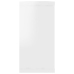 Estante cubo pared 2uds contrachapado blanco brillo 100x15x30cm