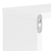 Estantes cubo de pared 6 uds contrachapado blanco 80x15x26,5 cm