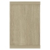 Estante cubo pared 4 uds contrachapado roble Sonoma 60x15x23 cm