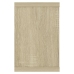 Estante cubo pared 6 uds contrachapado roble Sonoma 60x15x23 cm