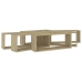 Estante cubo pared 6 uds contrachapado roble Sonoma 60x15x23 cm